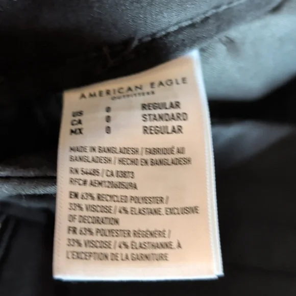 American Eagle Flat Wide Leg Pant - Picture 13 of 14